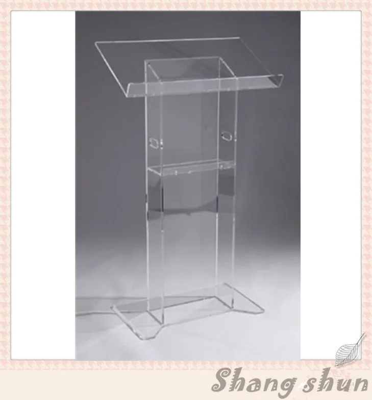 Acrylic Desktop / Acrylic Church Lectern Stand Church Podium Organic