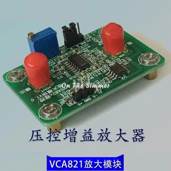 

VCA821 programmable amplifier module VCA VGA 0dB~20dB linear gain can be manually / automatically adjusted.