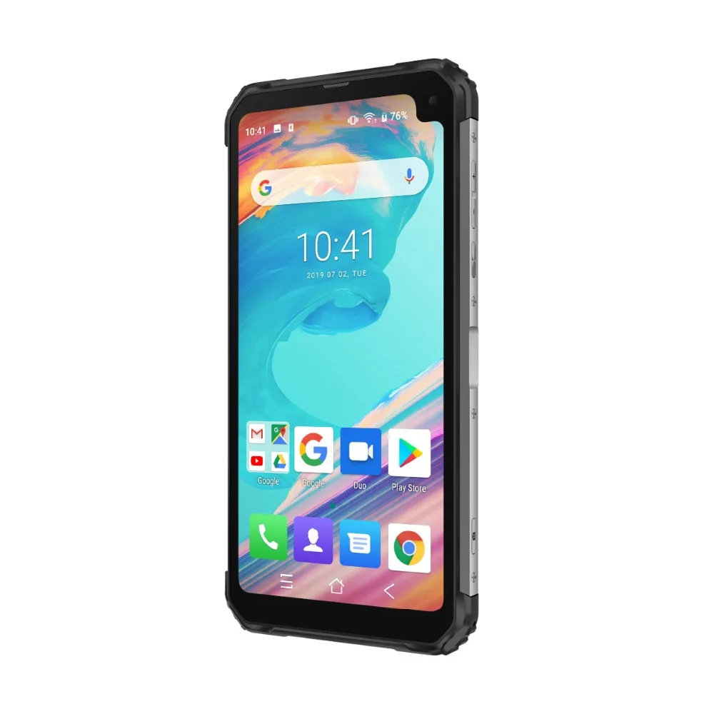 Blackview BV6100 6,88 "смартфон 3 ГБ + 16 ГБ Android 9,0 IP68 водонепроницаемый мобильный телефон 5580 мАч NFC две sim-карты считывание отпечатка пальца мобильного