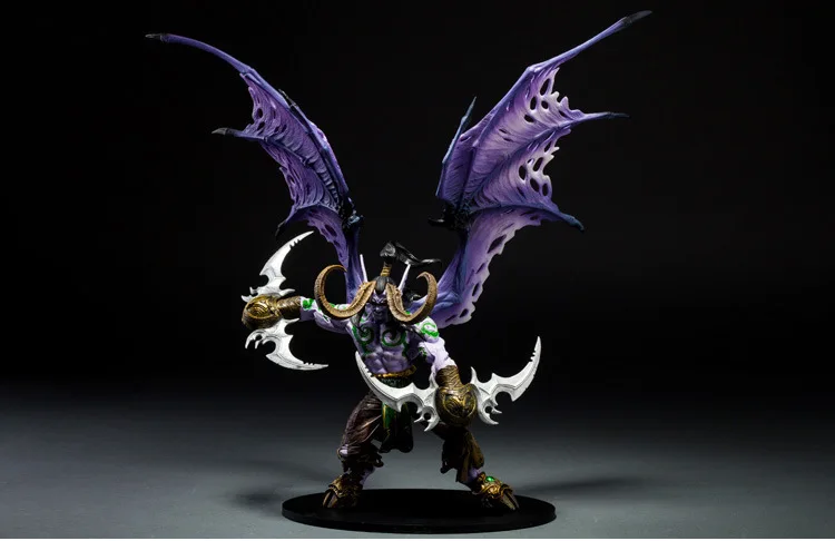 30 см игра Wow охотник на демонов Illidan Stormrage ПВХ фигурка игрушки