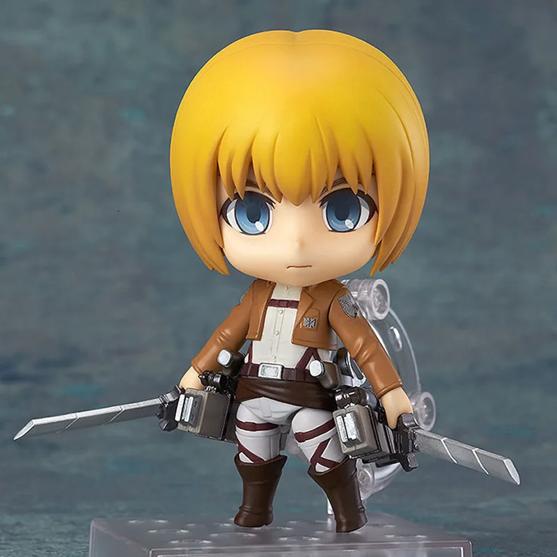 10 см оригинальное издание Nendoroid атака на Титанов Армин арлерт ПВХ фигурку Коллекция игрушек кукла с коробкой