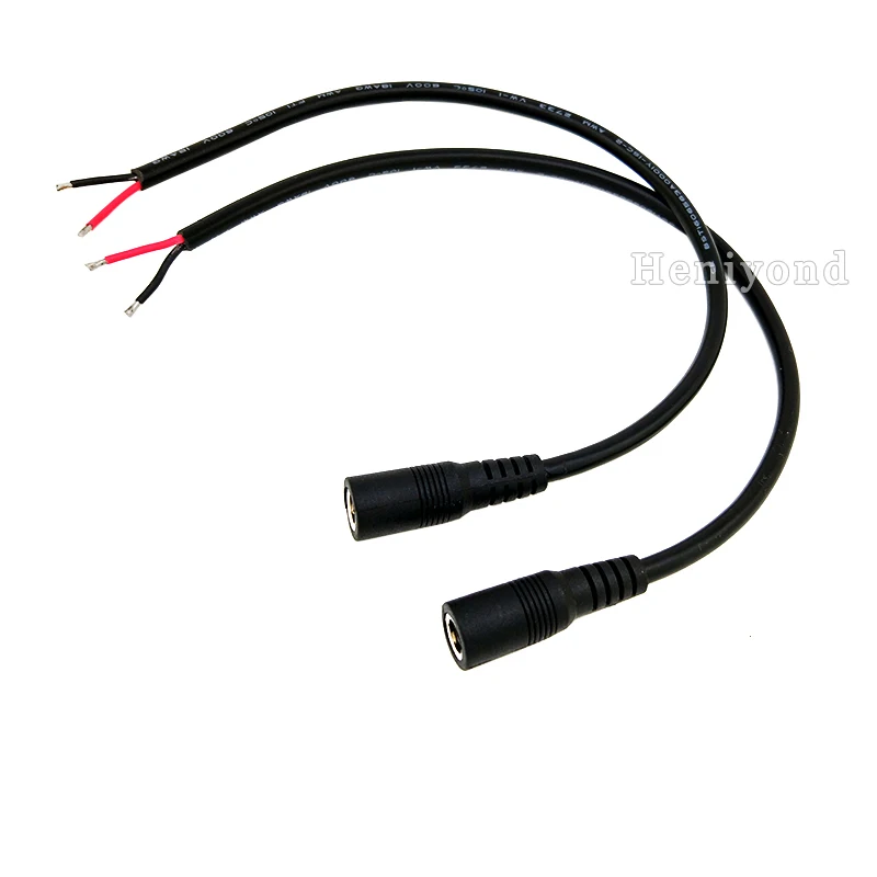 Высокое качество 10 шт. DC Power pigtail Female12v 18AWG кабель штекер провода для CCTV IP камеры