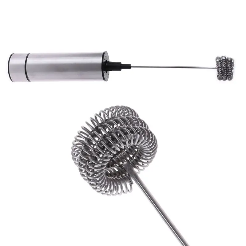 

Electric Handheld Stainless Steel Milk Frother Auto Stirrer Kitchen Tools