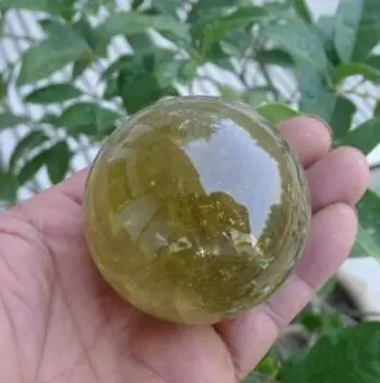 

DYZ 0321 NATURAL Citrine quartz crystal sphere ball healing 60mm