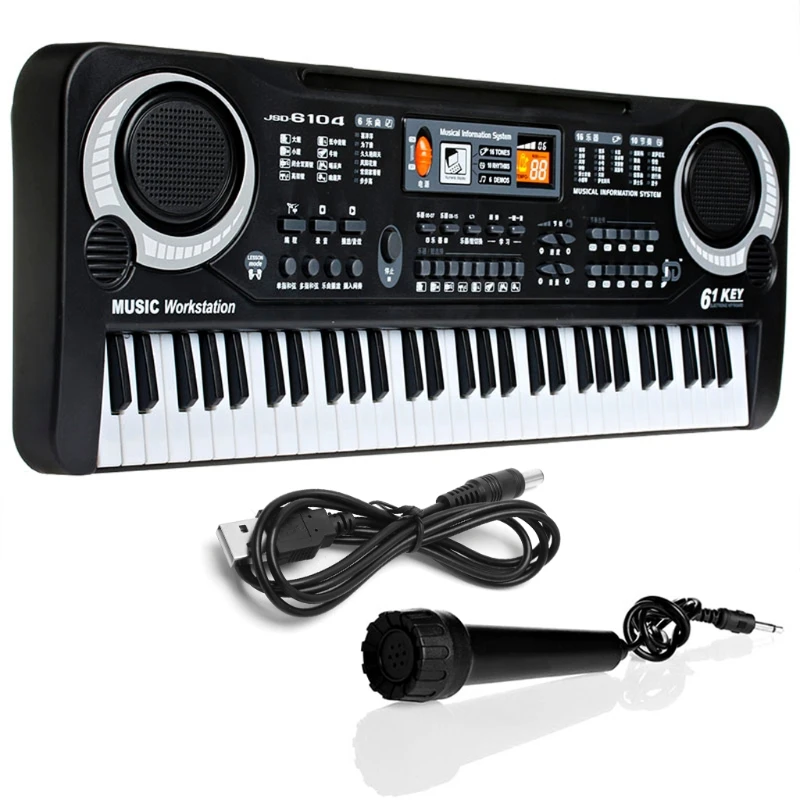 

New 61 Keys Digital Music Electronic Keyboard Key Board Gift Electric Piano Gift w15