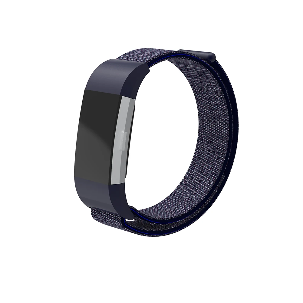 Сменный нейлоновый ремешок для наручных часов ремешок для Fitbit Charge 2 спортивный браслет сменный нейлоновый ремешок для наручных часов - Цвет: Синий