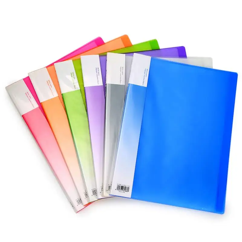 

20 pages A4 Document Storage Filing Products Insert Test Paper Booklet Folder Document Storage 5 Colors Information Book DB1052