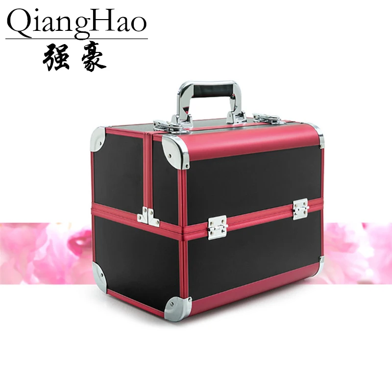 

Portable Professional Cosmetic Bag Suitcases For Cosmetics Large Capacity Women Travel Makeup Bags Box Manicure Cosmetology Case