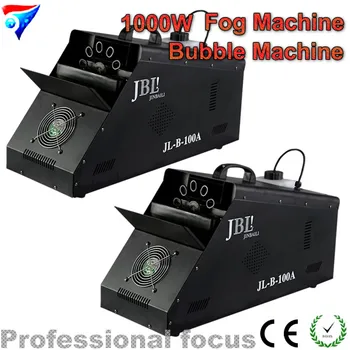 

2pcs/lot 1000W Fog Machine and Bubble machine 2in1 for wedding stage effect machine Create a romantic atmosphere