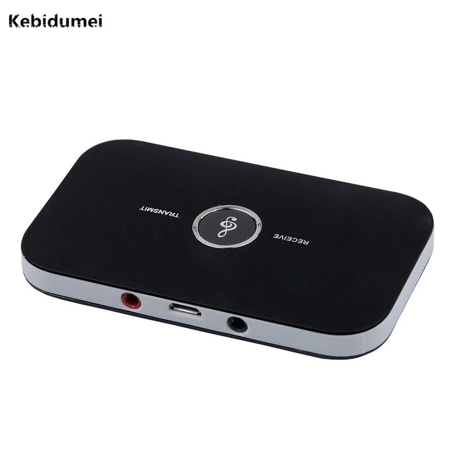 Kebidumei Hifi Bluetooth 4,1 передатчик приемник передачи мини аудио беспроводной A2DP стерео адаптер портативный плеер Aux 3,5 мм