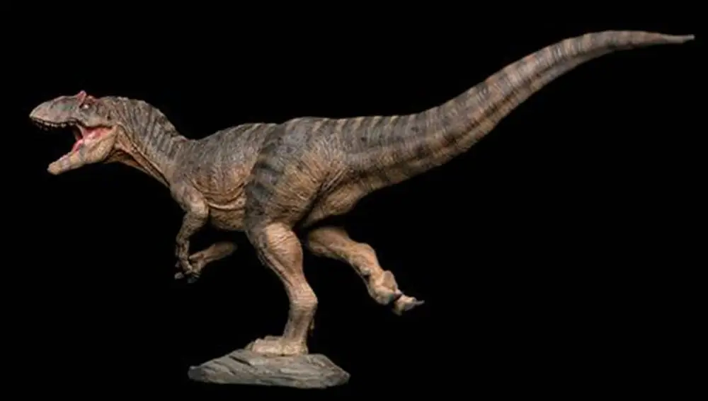 Тигр зерна окраски произведено достаринный Юрский Мир Allosaurus модель игрушки подарок украшения 1:35