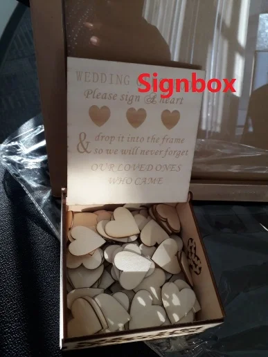 Персонализированные названия серебряная рамка деревянные Свадебные Выгравированные гостевые книги альтернативное пожелание Drop box Подпись baby shower гостевые книги