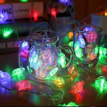 Яркий 100 шт Корона светодиоды 10 м светодиодная гирлянда Сказочный звездный свет домашний декоративный Крытый Открытый Сад Рождественская елка