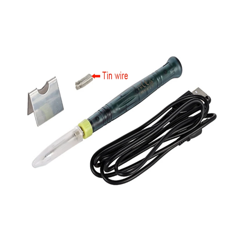 

UANME 1 SET 8W 5V USB Powered Electric Soldering Iron Solder Pen Welding Gun Hand Tools Kit Fast Heating High Quality