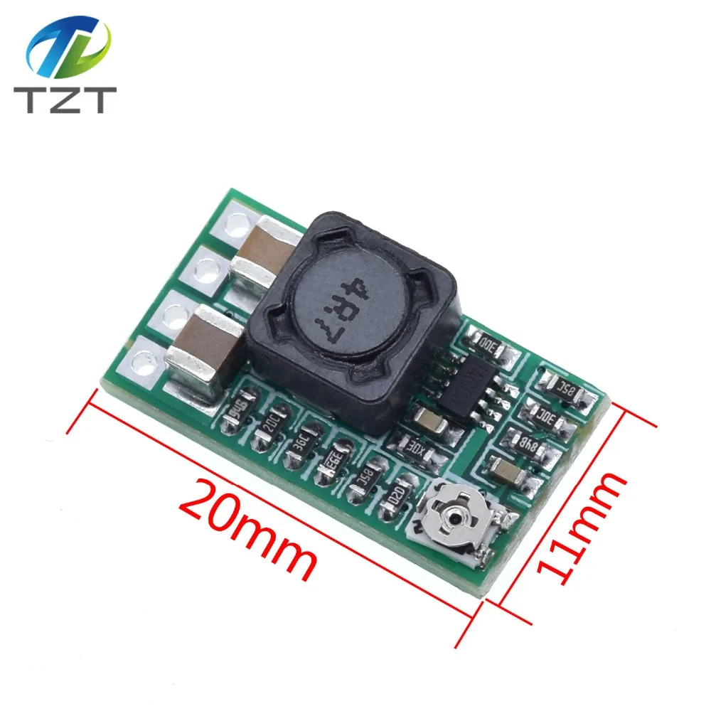 Mini DC 12 24V To 5V 3A понижающий модуль питания преобразователь напряжения регулируемый
