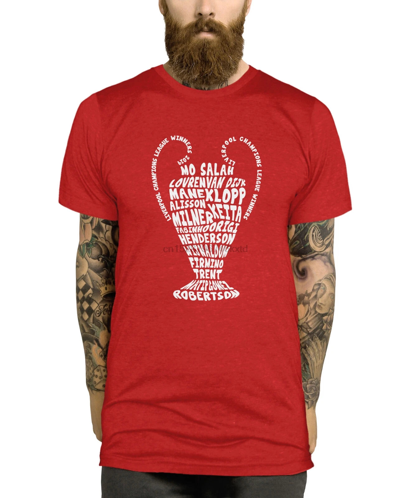 

Winners Names T-Shirt Liverpool 2019 League Trophy Cup For Men Women K