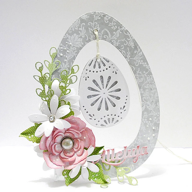 

Easter Colorful Egg Shape Metal Cutting dies Scrapbook Album Handcrafts Embossing DIY Paper card Making Models Stencils