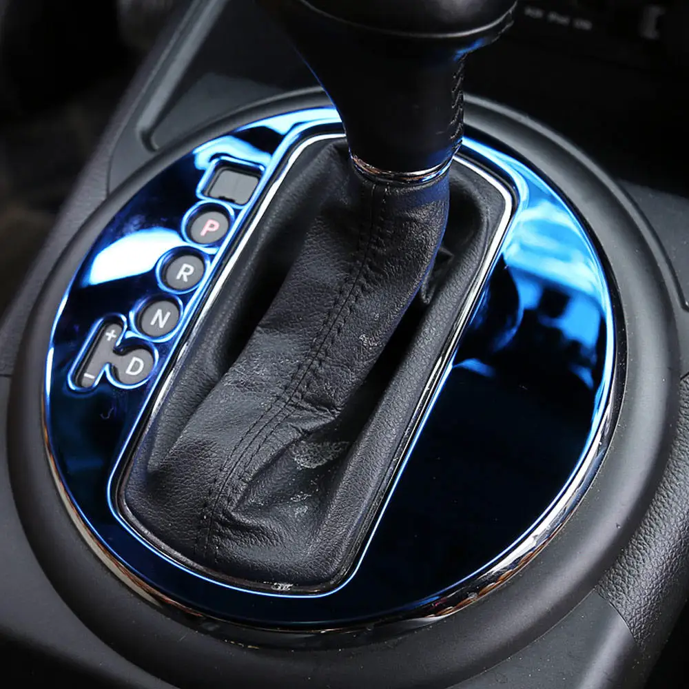 Для KIA Sportage R 2011 2012 2013 логотип автомобильный стакан для воды панель переключения передач декоративная крышка аксессуары из нержавеющей стали - Название цвета: Item 1 blue