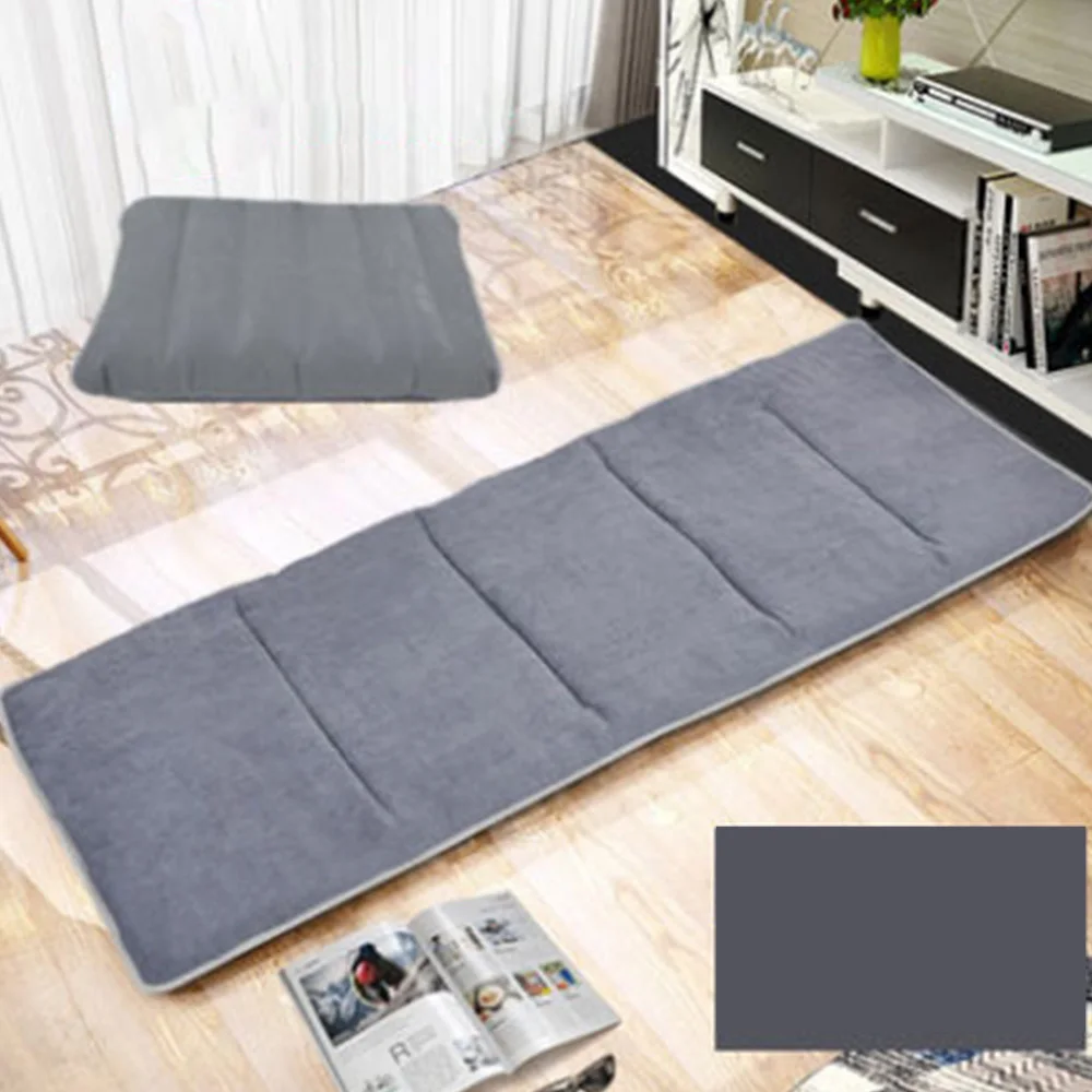 cheap 190*68cm Folding Moisture proof Mattress With Inflatable Pillow Cushion Waterproof Camping Carpet Mats Set Picnic Nap Mats 2019