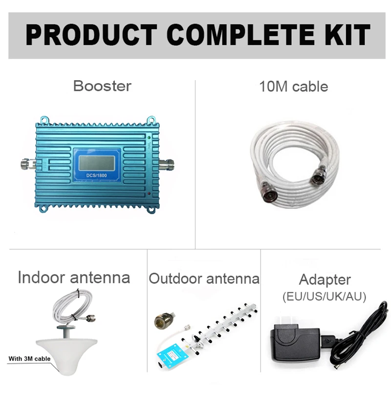 Gain 70dB (LTE Band 1) 2100 UMTS Mobile Signal Booster 3G (HSPA) WCDMA 2100MHz 3G UMTS Cellular Repeater Amplifier (13)