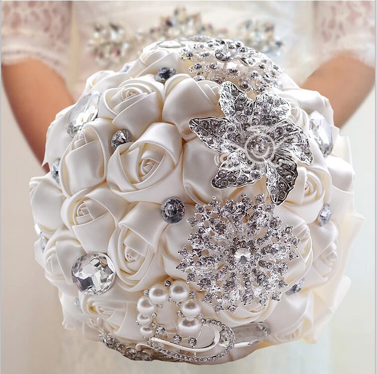 Elegant Wedding Flowers Bridal Bouquets Pearl Bride Wedding