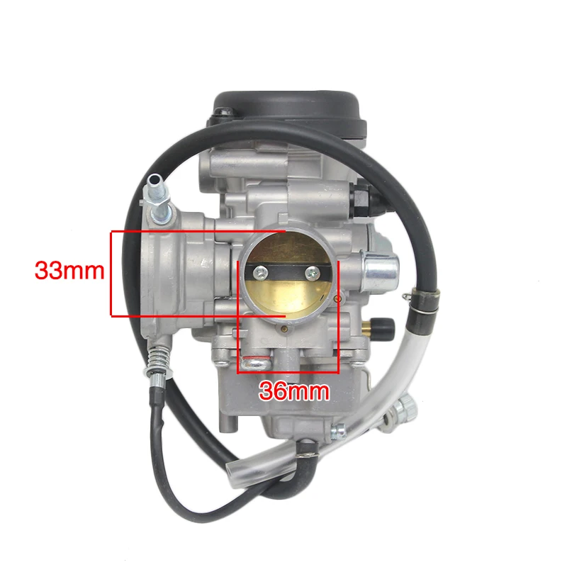 Карбюратор ZSDTRP PD33J 33 мм 400cc для Wolverine 350 YFM350 YFM400 Baja дикой природы большой Медведь 400