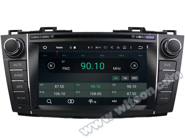 Sale 8" Android 8.0 OS Car DVD Multimedia GPS Radio for Mazda 5 2009-2012 & Mazda Premacy 2009-2012 with External DAB+ Tuner Support 0