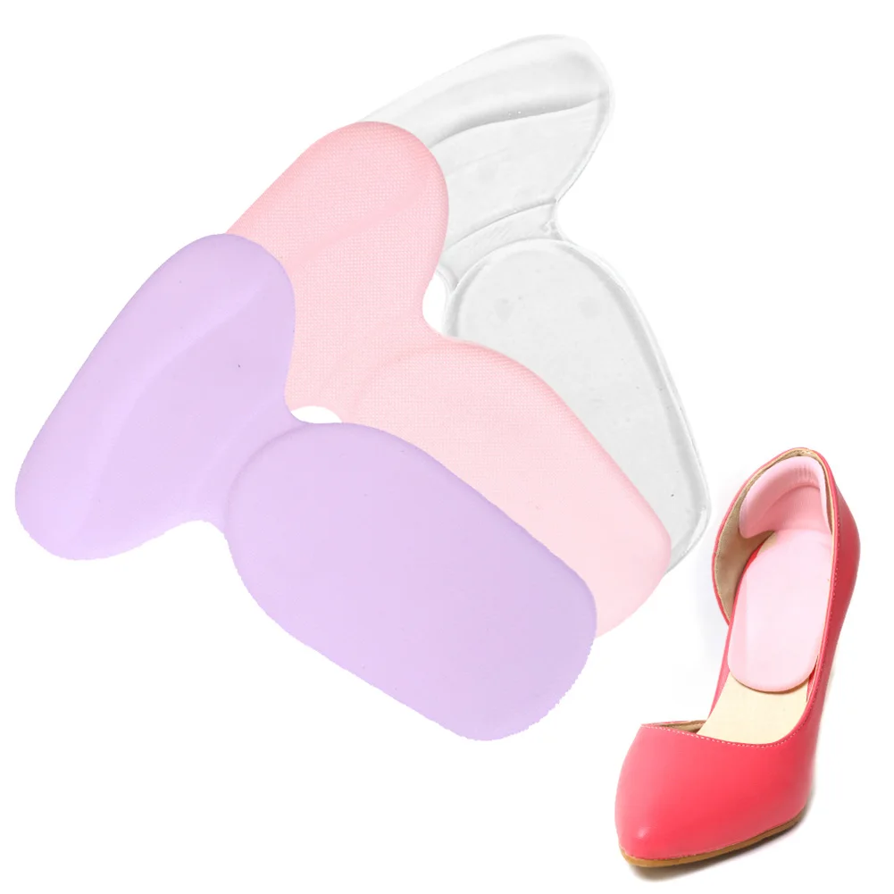 

1 Pair Soft Silicone Increase Heel Support Pad Cup Gel Shock Cushion Foot Care Protector Anti Slip Cushion Shoe Insert Dance