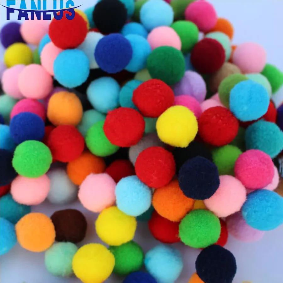 

30mm Multiple Colors Pompom DIY Craft Handicraft Accessories Supplies Children's Toy Handicraft Decoration For Home Christmas