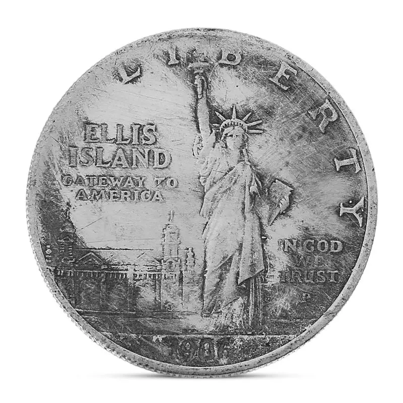 

1906 Statue Of Liberty United States With Torch Commemorative Challenge Coin