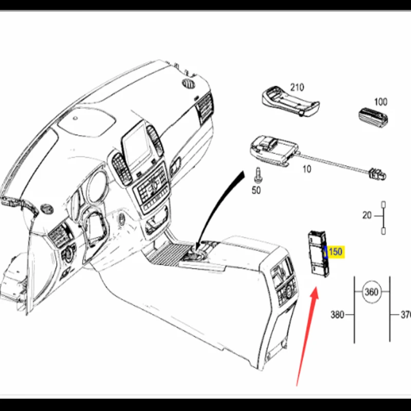 A172 820 28 26 A1728202826 для Mercedes-benz Новинка C200 C260 C300 E300 Gla200 usb-хаб интегрированной линией интерфейса