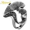 Anillos de estilo Retro de marca de Ajojewel para mujer, joyería para mujer, anillo Vintage de diseño especial para mujer ► Foto 1/6