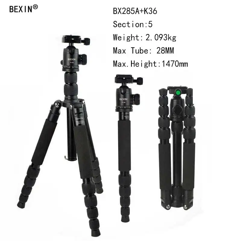 

Innovative extendable portable professional camera tripod stand