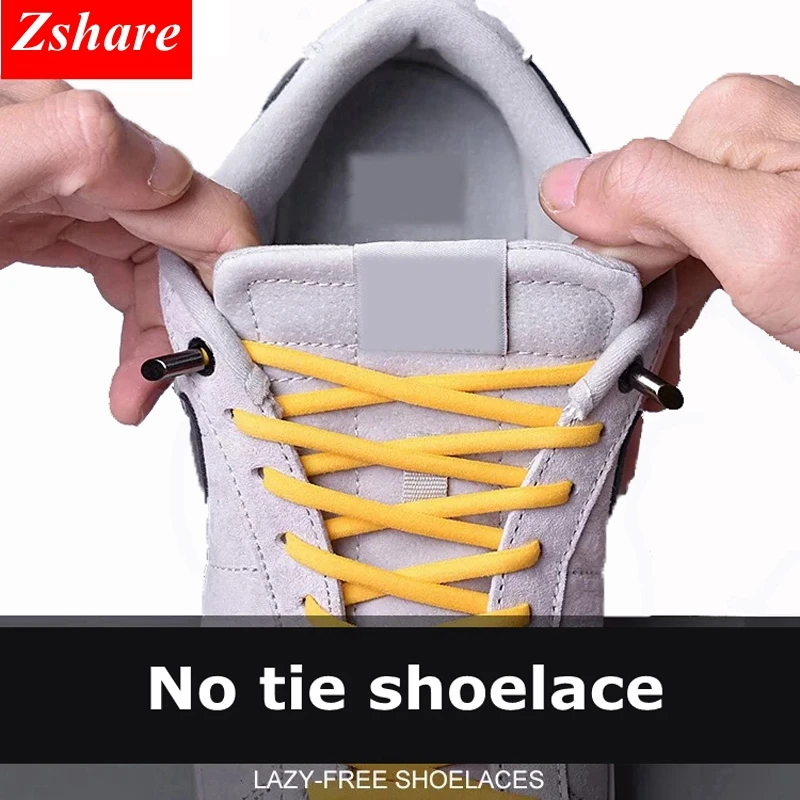 Kids and Adults Unisex No Tie Shoelaces Pack of Silicone Shoelaces for Sneakers Shoes Laces Solid Lazy Shoe Laces