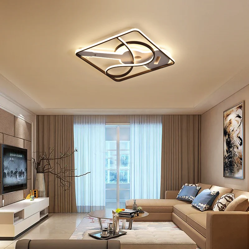 

JAXLONG Music Guitar Models Ceiling Lamp Modern LED Decor Lamp Living Room Bedroom Novelty Lights Contemporary Dining Lighting