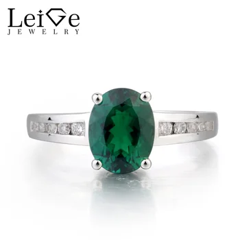 Leige Jewelry Emerald Engagement Ring Emerald Ring May Birthstone Oval Cut Green Gemstone 925 Sterling Silver Gifts for Women
Leige Jewelry Emerald Engagement Ring Emerald Ring May Birthstone Oval Cut Green Gemstone 925 Sterling Silver Gifts for Women