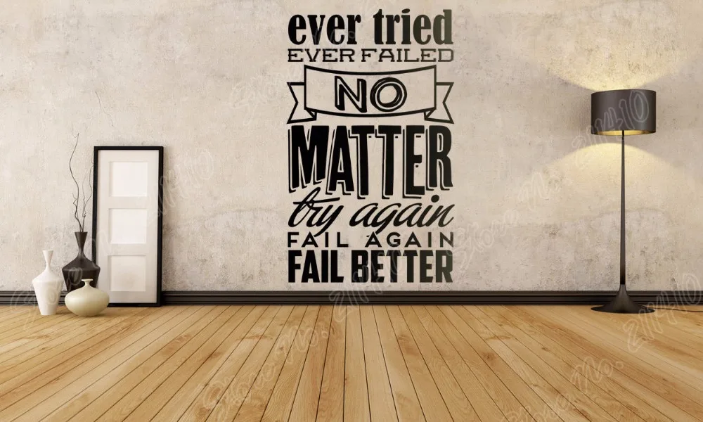 Doesnt Matter If You Failed Try Again Fail Better