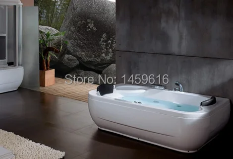 1800X1100 мм джакузи и акрил с ABS композитный двойной людей массажная ванна W4010