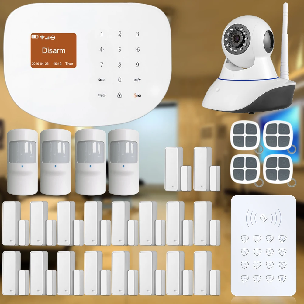 

Etiger   WIFI/GSM Interder Alarm System for Home Security+IP camera CCTV Smart Home