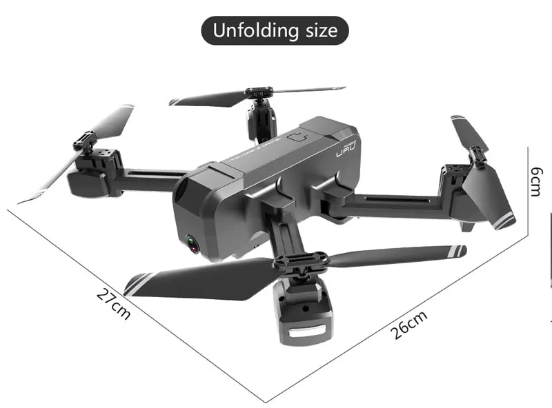 KF607 WIFI FPV RC складной Дрон HD 1080P 4K камера Безголовый режим оптическое давление