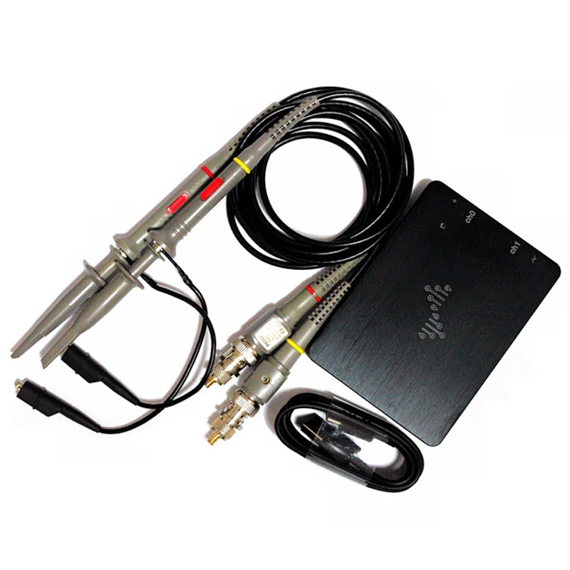 Портативный DSLogic анализатор двухканальный 200 м выборка 50 МГц полоса пропускания DSCope C20/C20P цифровой USB осциллограф
