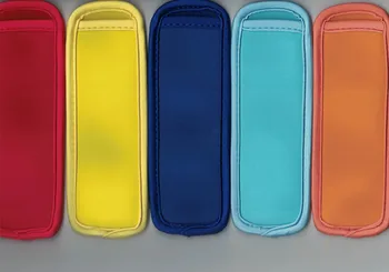 

100pcs/lot wholesale Multiple Colour Popsicle Sleeve Holders - Ice Pops and Freezer Pops 10 Kinds color