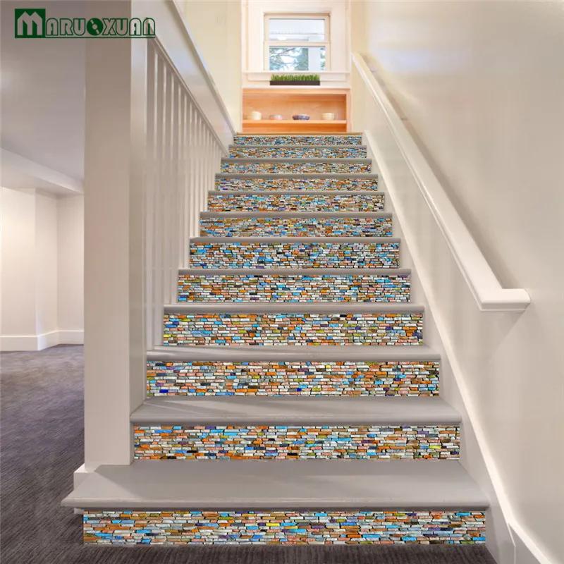 Step decor. Ступени терраццо. Разноцветные ступеньки. Мозаика на лестнице. Step decor.