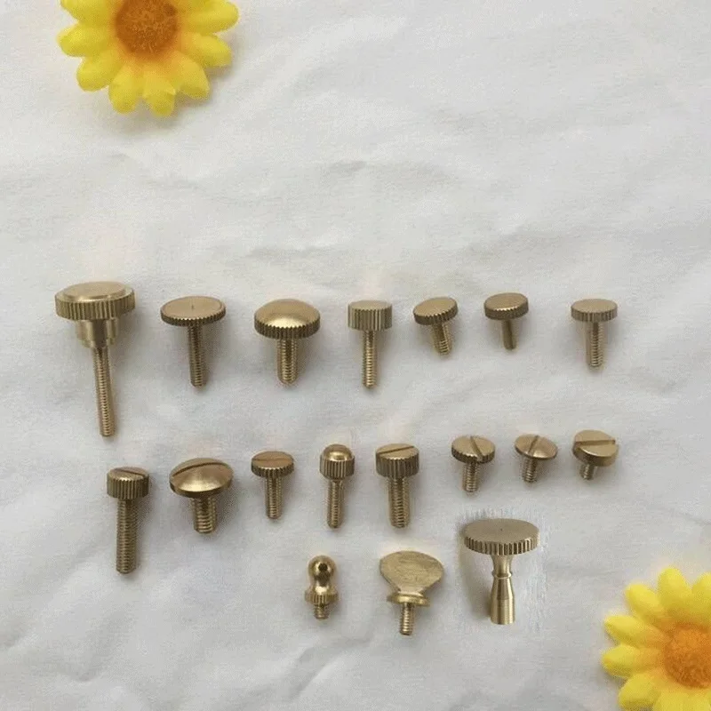 

20pieces/lot M3 M4 M5 M6 Brass copper screw nut decorative nut for lamps decoration lighting accessories