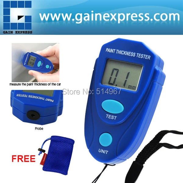 Coating Painting Gauge Meter 02.0mm Paint Car Coat Thickness Epoxy