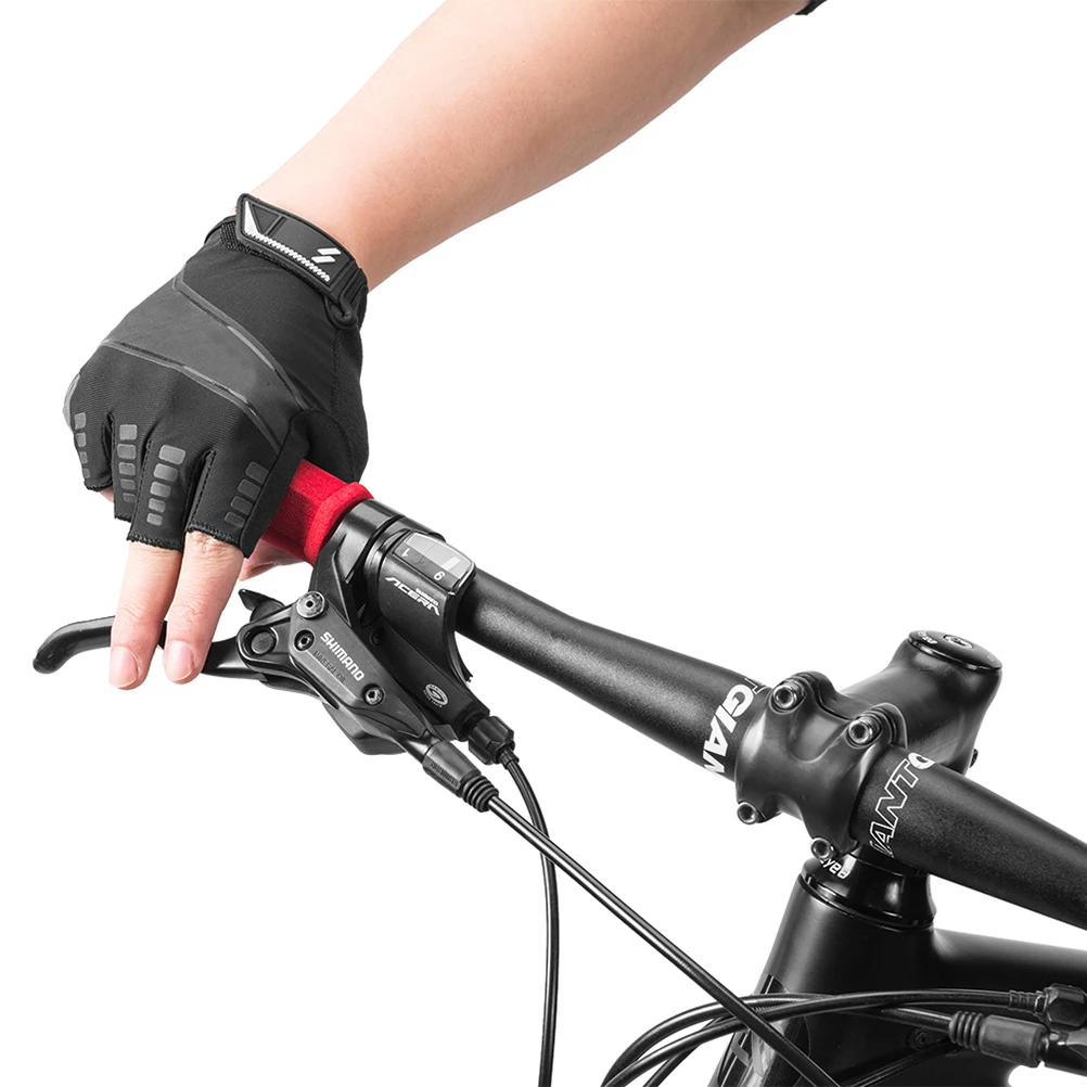 Половина Finger Велоспорт антискользящие перчатки гель площадку фитнес Прихватки для мангала дышащая Training Прихватки мангала для мужчин женщи