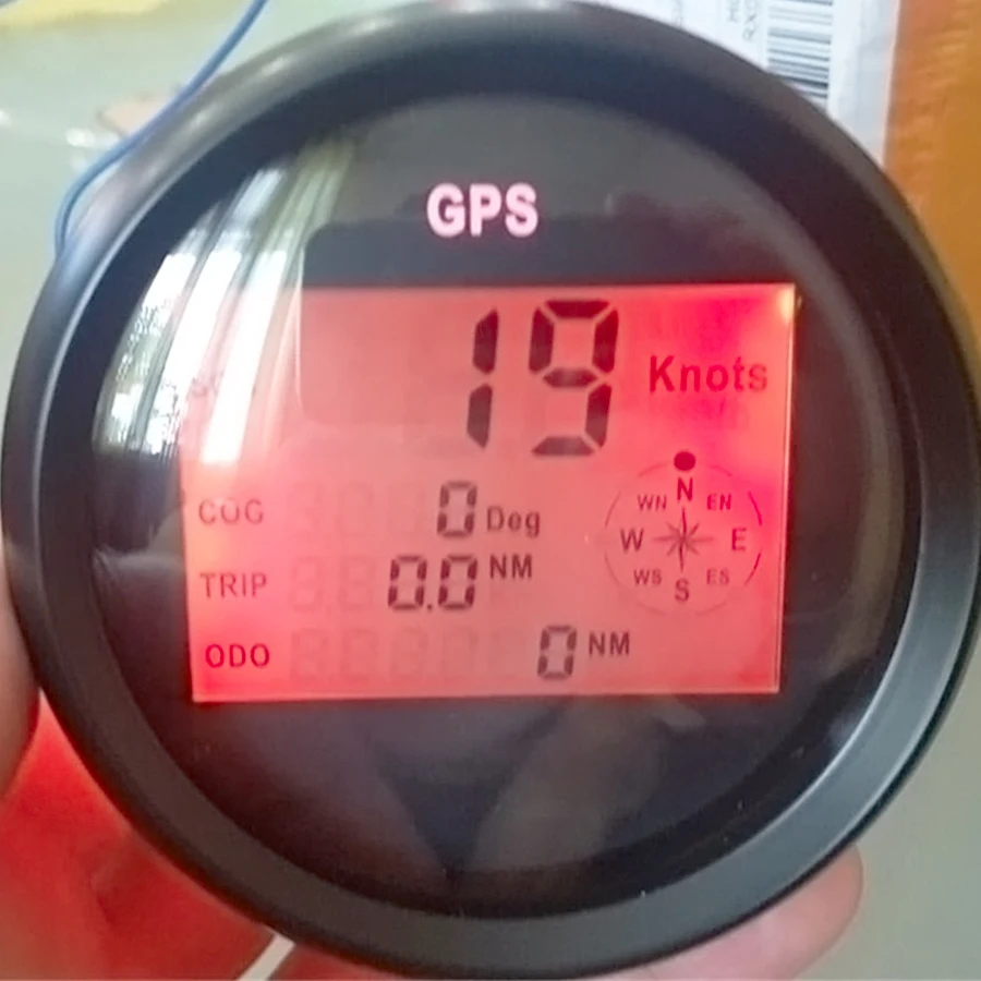 Цифровой GPS Спидометр 85 мм измеритель скорости автомобиля грузовика лодки