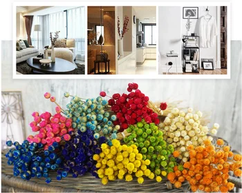

5 bunch Dried Flower Happy flower wedding decoration Party Decor home bedroom living room office DIY Decoration flowers