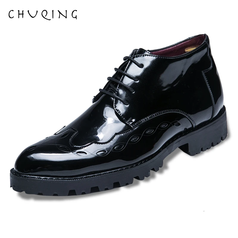 

CHUQING Autumn and Winter New High-top Boots in the High-top Men's Outdoor Casual Shoes Boots
