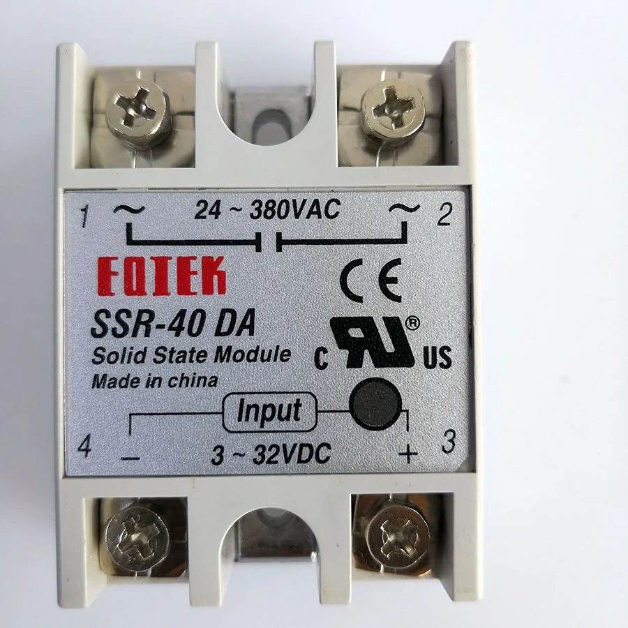 Промышленное твердотельное реле SSR 40DA 40A /250V 3 32VDC AC реле|ac ssr|solid state relay ssr-40dassr 40da |
